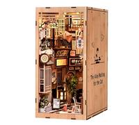 Book Nook Kit, DIY 3D Wooden Puzzles for Adults, Teens and Beginners, Miniature Tiny House Kit for Bookshelf Decor, Bookish Gift for Family, Friends, Book Lovers
