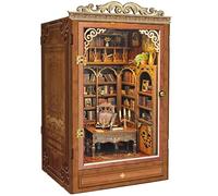 Book Nook Kit for Adults, Booknook DIY Miniature House Kit, Mini House Bookshelf Decor, Birthday Gift for Family, Friends - Time Book House