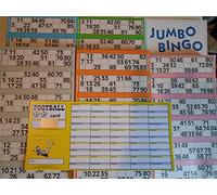 Book of 600 Bingo Tickets FREE 50 space football Scratch Card