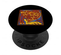 Book Of Kells Celtic Knot Medieval Bird PopSockets Adhesive PopGrip