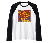 Book of Kells Celtic Knot Medieval Bird Raglan Baseball Tee