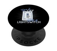 Book of Mormon Musical Turn It off Light Switch PopSockets Adhesive PopGrip