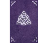 Book Of Shadows: Blank Lined Journal, Empty Grimoire Journal, Triple Goddess Black Cover, Wiccan Spell Book, 120 Blank Lined Pages