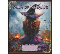 Book of Shadows Composition Notebook - Purple Witch: Blank Journal for Witchcraft, Fantasy Writing, Tarot, Dark Academia Aesthetic & Mystical Journaling | College Rule | 7.5" x 9.25" | 110 Pages
