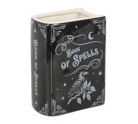 Book of Spells Flower Vase - Ceramic Design Resembling a Mystical Book of Spells - Ideal for Gothic, Witchy, or Mystical Décor - Witches and Book Lovers - Durable Craftsmanship