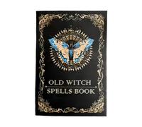 Book of Spells,Witch Guide Grimoire | Spell Handbook | for Beginners Women Men Learning Supplies Halloween Party Gathering Holiday