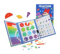 Book On Magnetic Fractions for Children - Educational Aids | Manipulators for Learning Mathematics | For Home, Travel, School, Classroom, Car Trip, La Sal