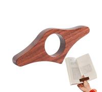 Book Opener, Page Clip for Reading - Wooden Reading Assistant for Passionate Readers Teachers