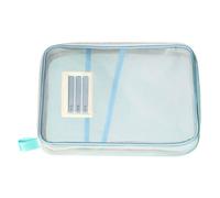 Book Organiser Handheld Zippered Large Opening File Document Folders Practical Students Homework Storage Container Library Book Management