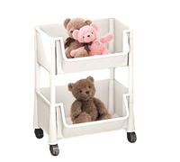 Book Organizer Cart - Multi-tier Rolling Cart, Book Organizer Cartt, Multi-Tier Rolliing Carts With Wheels | Strong Load-Bearing Capacity Toys Stationery Organization Shelf For Classroom