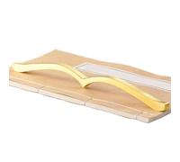 Book Page Holder, 24x2.2x1cm Portable Hands Free Brass Bookmark, Weighted Page Clip Reader Accessory for Students Writers Musicians Cookbook Notebook Textbook Reading Study Travel Use