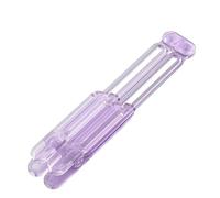 Book Page Holder Foldable ABS Reading Page Clamp, Purple | Foldable Structure, Holds Pages in Position, for Booklets Loose Paper Sheets and Sheets Music