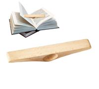 Book Page Holder - Wooden Literary Reading Assistant, Book Opener Holder for the Thumb | for Bookworm Readers, Students, Women, Men, Children and Adults