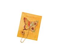 Book Page Marker Metal Butterfly with Decorative Floral Charm, Curved Clip for Journals and Reading Notes Clip Curved Page Holder Reading Journal Study Planner Notebook Metal
