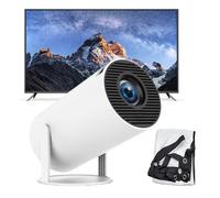 Book Projector, Book Projector for Reading, 180° Rotatable Projection, Crafting the Perfect Reading Ambience, Wifi 5 & Android 11, Lightweight (White)