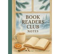 Book Readers Club Notes: Winter Edition - 112 pages · Wide Ruled · 7.5" x 9.25": A cozy watercolor notebook for deep thoughts, quotes & book club takeaways