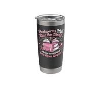 Book Reading Bookworms Will Rule The World As Soon As We Stainless Steel Insulated Tumbler