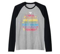 Book reading Craft making life changing teacher Raglan Baseball Tee