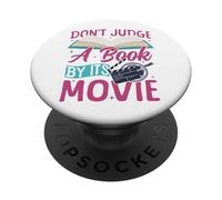 Book Reading Don't Judge A Book By Its Movie PopSockets Adhesive PopGrip