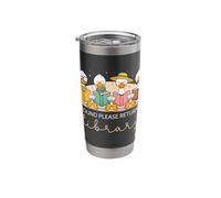 Book Reading Goose If Found Please Return to The Library Stainless Steel Insulated Tumbler