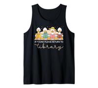 Book Reading Goose If Found Please Return to The Library Tank Top