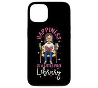 Book Reading Happiness Is A Little Free Library Case for iPhone 13