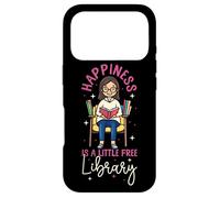 Book Reading Happiness Is A Little Free Library Case for iPhone 17 Pro