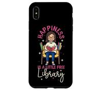 Book Reading Happiness Is A Little Free Library Case for iPhone XS Max