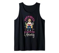 Book Reading Happiness is A Little Free Library Tank Top