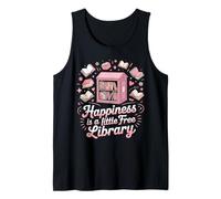 Book Reading Happiness is A Little Free Library Tank Top