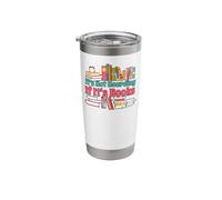 Book Reading It's Not Hoarding If It's Books Stainless Steel Insulated Tumbler