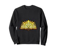 Book Reading Knowledge Stained Art Deco Literature Wi Sweatshirt