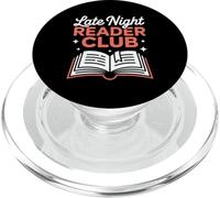 Book Reading Literary Apparel - Late Night Reader Club PopSockets PopGrip for MagSafe