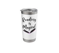 Book Reading Reading is Magical Stainless Steel Insulated Tumbler