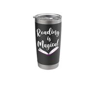 Book Reading Reading is Magical Stainless Steel Insulated Tumbler