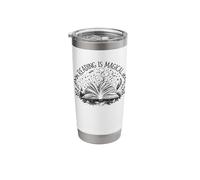 Book Reading - Reading is Magical Stainless Steel Insulated Tumbler