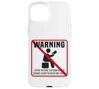 Book Reading Warning Do Not Disturb This Book Reader Serious Case for iPhone 15 Plus