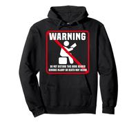 Book Reading Warning Do Not Disturb This Book Reader Serious Pullover Hoodie