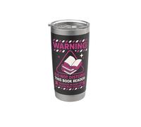 Book Reading Warning Do Not Disturb This Book Reader Serious Stainless Steel Insulated Tumbler