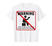 Book Reading Warning Do Not Disturb This Book Reader Serious T-Shirt