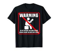 Book Reading Warning Do Not Disturb This Book Reader Serious T-Shirt