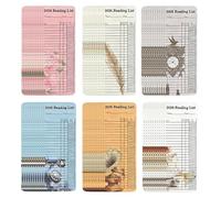 Book Review Bookmarks - Aesthetic Literature Summary Card, Thoughtful Prompt Commentary Space, Heavy Duty Matte Finish Finish | Bibliophile Documentation Kit for Recording Plot Details Characters