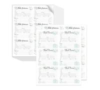 Book Review Stickers for Readers 300pcs Self-Stick Bookish Notepad Labels for Back to School Reading Journals Student List Bookworm Gifts (English)