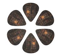 Book Room Mysterious Library Printed Guitar Picks -6 Pcs Guitar Picks Plectrum,Guitar Accessories,Electric Guitar Pick, Bass & Ukulele 0.71mm