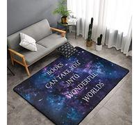 Book Rug Kid Carpet Books Inspirational Quotes Area Rug Home Decor Bedroom Living Room Kitchen Mat Floor Carpets, Non-Slip Floor Mat Nursery Rugs Children Study Throw Rug Carpet Yoga Mat，60 X 39 inch