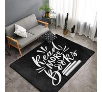 Book Rugs Kid Carpet for Bedroom Read More Books Quote Area Rug Living Room Kitchen Mat Floor Carpets, Non-Slip Floor Mat Nursery Rugs Doormats Children Study Throw Rugs Carpets Yoga Mat,60 X 39 inch