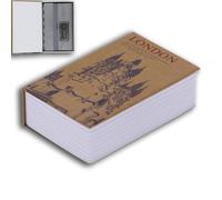 Book Safe, Money Lock Box with Combination Hidden Safe Money Safe for Cash Diversion Book Hidden Safe for Home Office