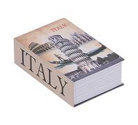 Book Safe Storage Box, Book Safe Lock Box with Password Diversion Book Safe Money Saving Box for Cash Money Jewellery