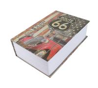 Book Safe with Combination and Key Lock, Hidden Storage Box, Security Storage Case for Valuables