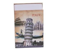 Book Safe with Combination Lock, 7.1 x 4.6 x 2.2in Italy Leaning Tower Book Hidden Storage Box Steel Code Secret Safe Book for Cash Jewelry